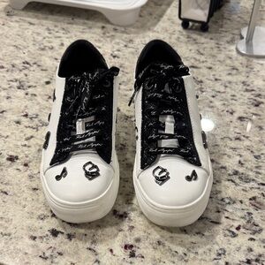 Karl Lagerfeld Black and White Sneakers